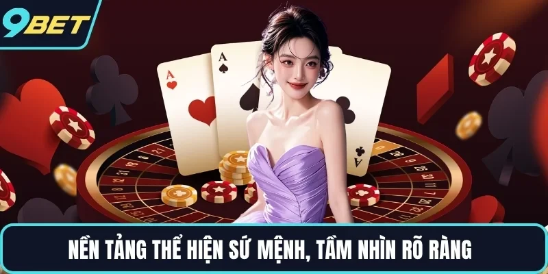 Nền tảng thể hiện sứ mệnh, tầm nhìn rõ ràng